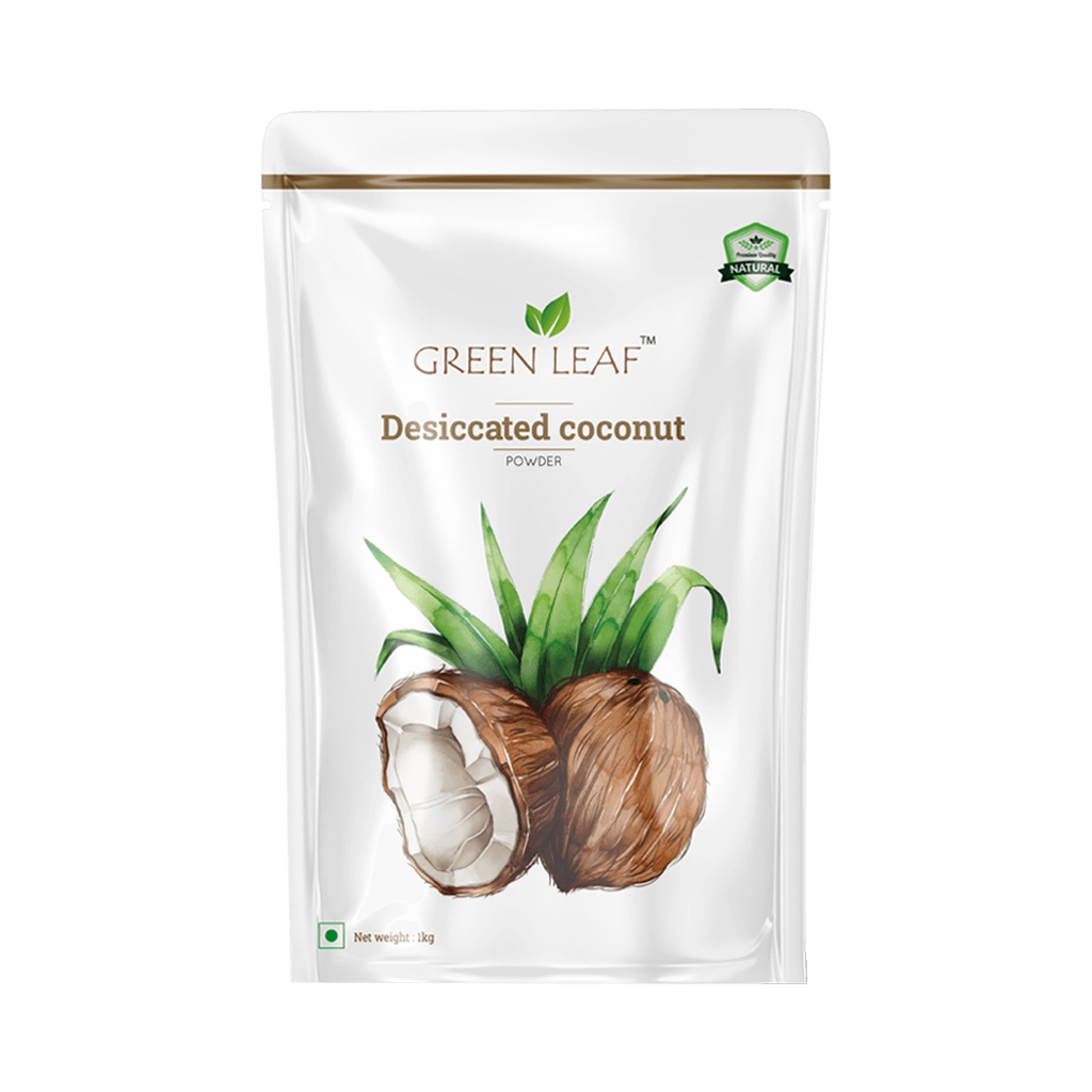 Desiccated Coconut Powder 1kg - Green Leaf